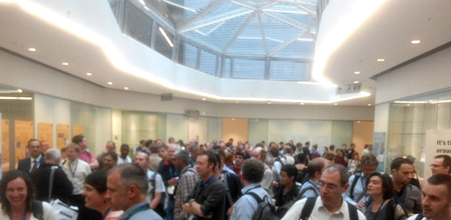 Networking at Oxford's new Mathematical Institute