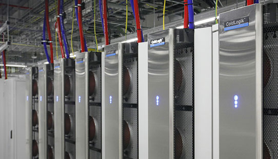 The new HPC racks in the West Cambridge Data Centre