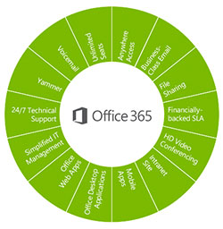 Microsoft Office 365 features